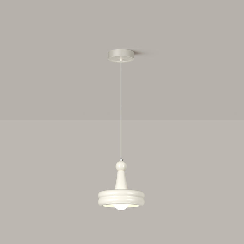 Modern Minimalist Round Sphere Iron Metal Glass 1-Light Pendant Light For Bedroom