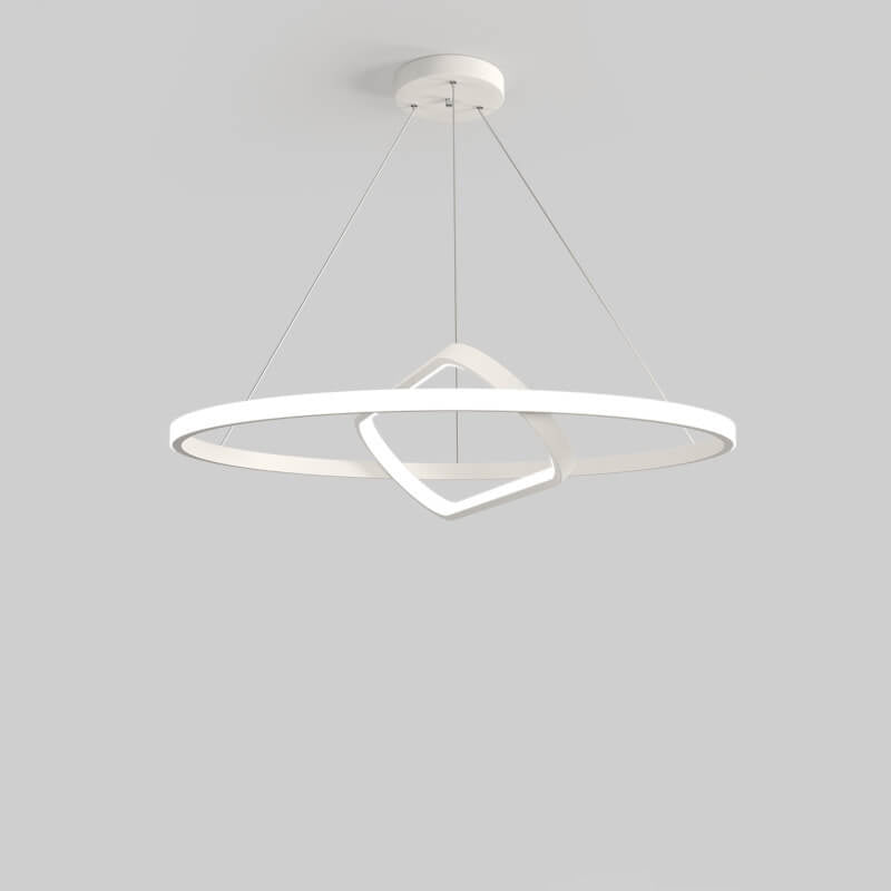 Italian Minimalist Circle Geometry Island Light LED Chandeliers