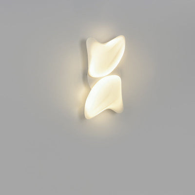 Contemporary Creative PE Geometric Shade Hardware LED Wall Sconce Lamp For Bedroom