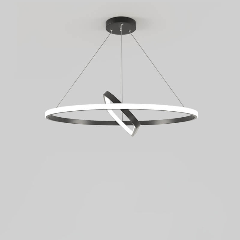 Italian Minimalist Circle Geometry Island Light LED Chandeliers