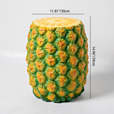 Contemporary Creative Cylindrical Donut Macaroon Pineapple Tire Ice Cream Resin Chair For Living Room