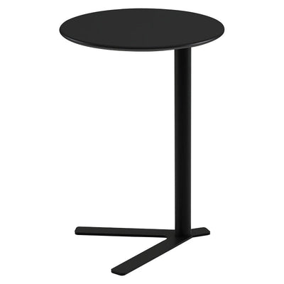 Contemporary Scandinavian Round V Base Iron End Table For Living Room