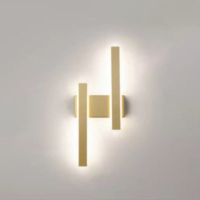 Modern Minimalist Geometric Strip Acrylic Hardware LED Wall Sconce Lamp For Bedroom