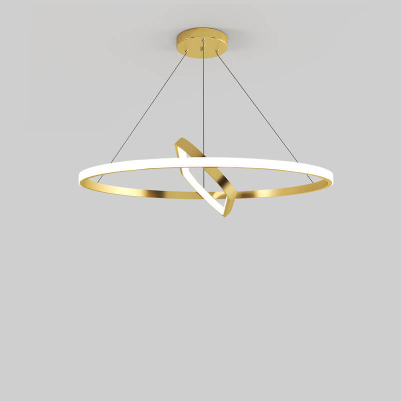 Italian Minimalist Circle Geometry Island Light LED Chandeliers