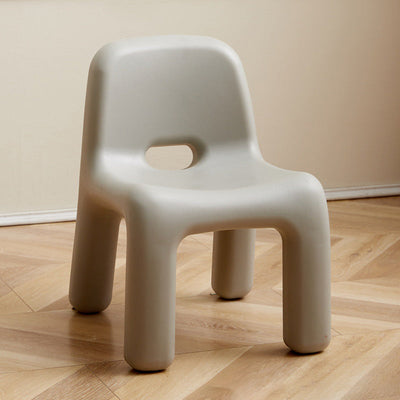 Contemporary Creative Square Plastic Children Chair Backrest For Living Room