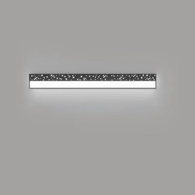 Modern Minimalist Rectangle Iron Acrylic LED Wall Sconce Lamp For Living Room