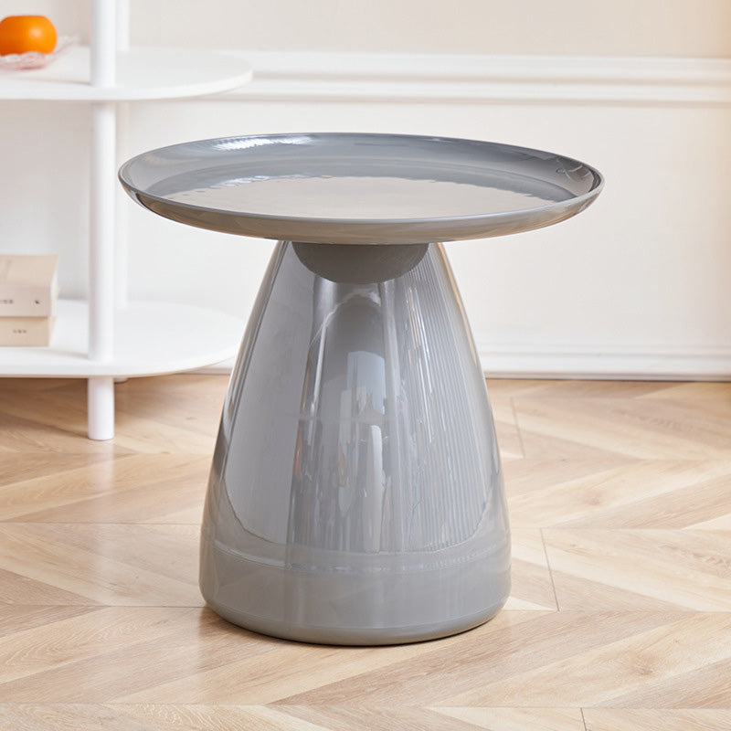 Contemporary Creative Round Cone Plastic PET Coffee Table For Living Room