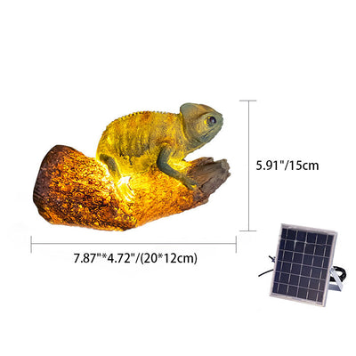 Lumières décoratives solaires de paysage extérieur de LED imperméables de fibre de verre de résine d'oiseaux 