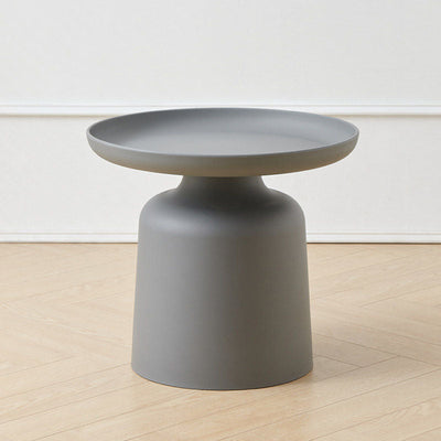 Contemporary Scandinavian Round Plastic PVC Coffee Table For Living Room