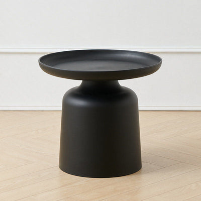 Contemporary Scandinavian Round Plastic PVC Coffee Table For Living Room