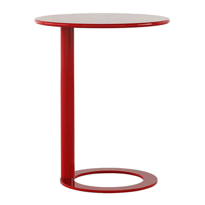 Modern Minimalist Round Metal End Table For Living Room