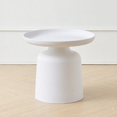 Contemporary Scandinavian Round Plastic PVC Coffee Table For Living Room