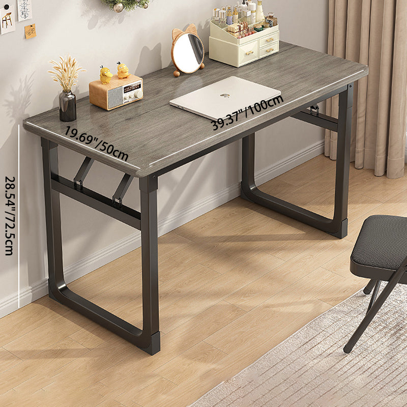 Modern Simplicity Rectangular MDF Steel Desks Foldable For Home Office