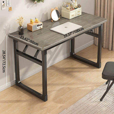 Modern Simplicity Rectangular MDF Steel Desks Foldable For Home Office