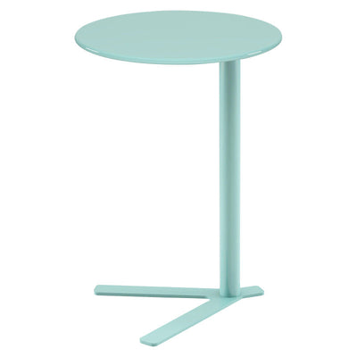 Contemporary Scandinavian Round V Base Iron End Table For Living Room