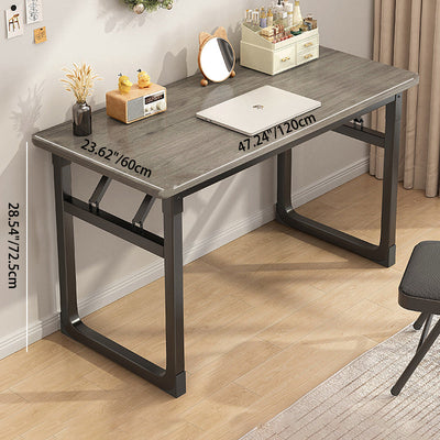 Modern Simplicity Rectangular MDF Steel Desks Foldable For Home Office