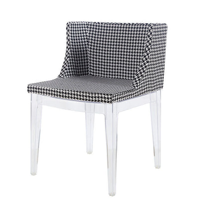 Modern Art Deco Square Fabric PC Dining Chair Backrest Armless For Dining Room