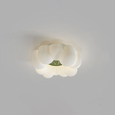 Contemporary Nordic Cloud Star Round Iron ABS LED Flush Mount Ceiling Light For Bedroom