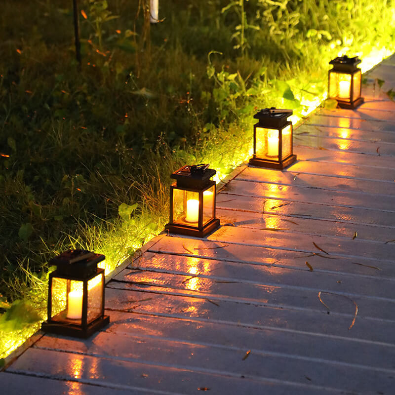 Modern Solar Star Candle ABS Waterproof LED Outdoor Lights