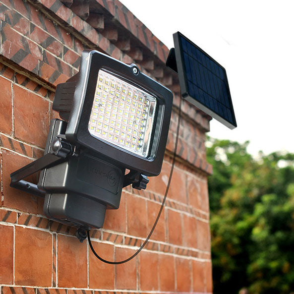 Solar Outdoor Flood Light Radar Sensor LED Waterproof Patio Wall Sconce Lamp