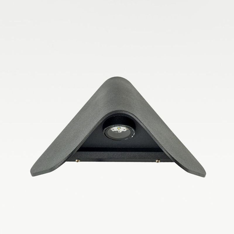 Outdoor Simple Triangle Geometric Aluminum LED Waterproof Wall Sconce Lamp