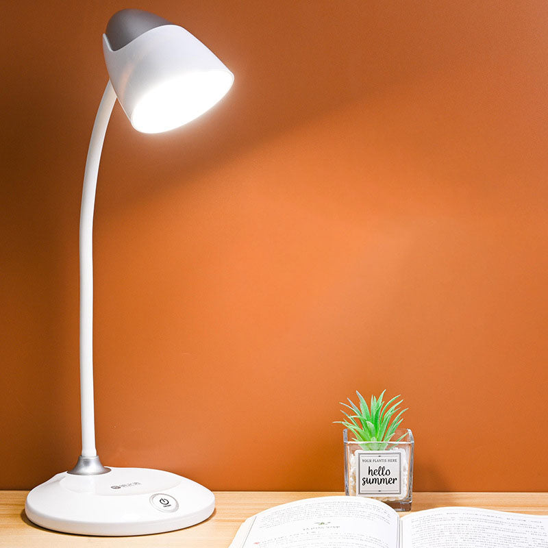 Creative Intelligent Eye Care Dome ABS Touch Dimming USB LED Desk Lamp