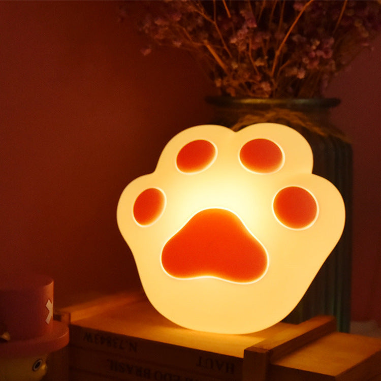Lampe de table créative en forme de canapé en silicone Pat LED veilleuse
