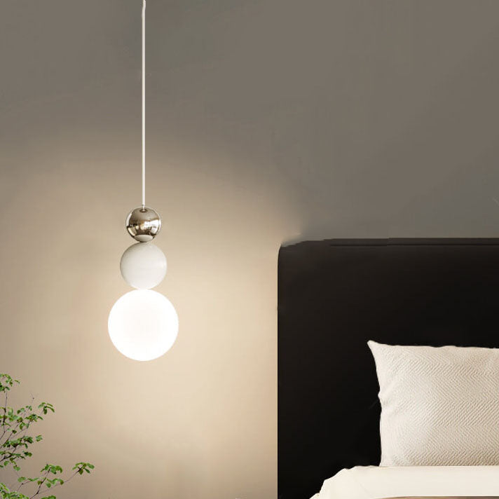 Luminaire suspendu à 1 lumière empilée minimaliste scandinave Orb 