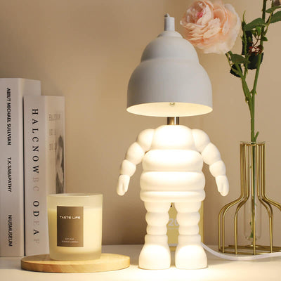 Modern Creative Michelin Robot LED Aromatherapy Melting Wax Table Lamp