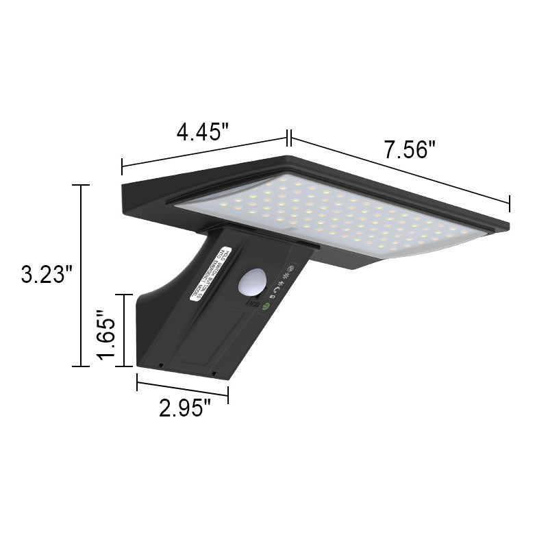 Solar Outdoor Modern Square Cage Body Sensor LED Wandleuchte Lampe 