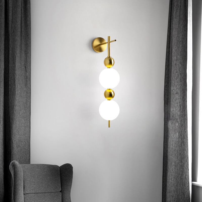 Nordic Minimalist Gourd String LED Wall Sconce Lamp