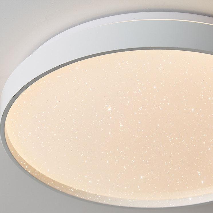 Modern Creative Round Starry Sky Effect LED Flush Mount Ceiling Light