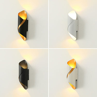 Modern Creative Double-headed Aluminum Acrylic LED Wall Sconce Lamp