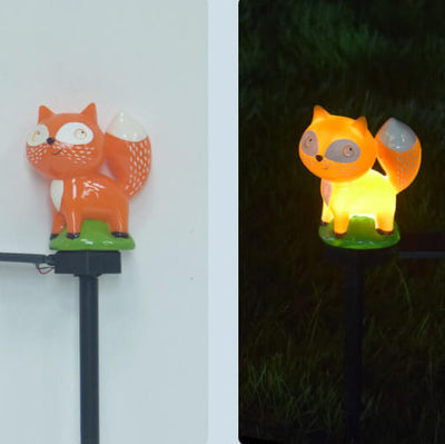 Animaux modernes pelouse extérieure solaire LED jardin sol insérer lumière de paysage 