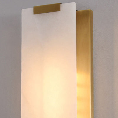 Nordic Light Luxury Marble Strip Design 1-Light Wall Sconce Lamp