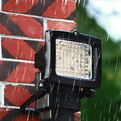 Solar Outdoor Flood Light Radar Sensor LED Waterproof Patio Wall Sconce Lamp