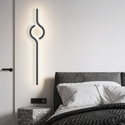 Moderne kreative LED-Wandleuchte aus Acryl im Tai-Chi-Design 