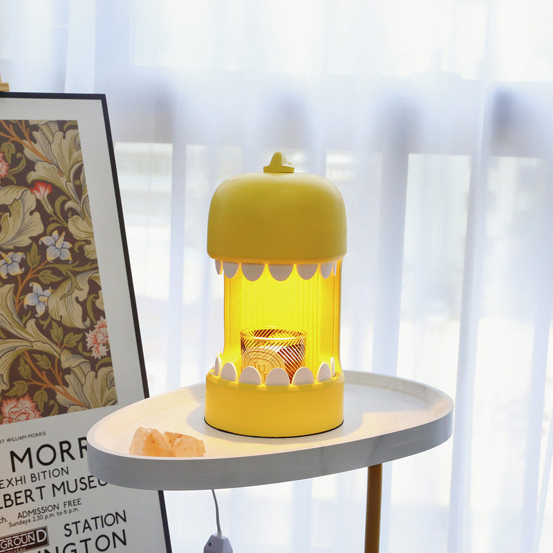 Lampe de table moderne et créative en résine de dinosaure pour enfants, 1 lumière, cire fondue 