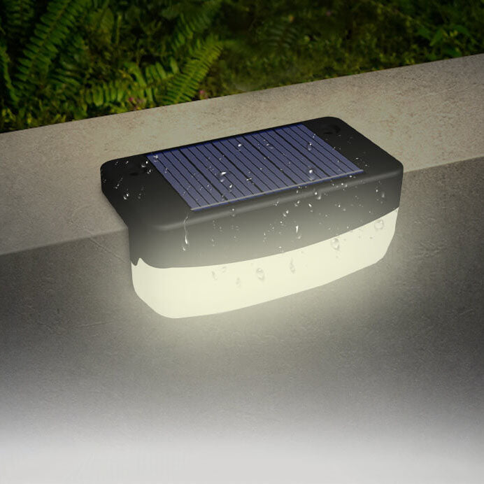 Solar Outdoor Step Light Waterproof LED Path Garden Landscape Step Stair Deck Lights