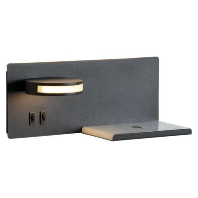 Moderne einfache flache Lese-USB-intelligente LED-Wandleuchte-Lampe