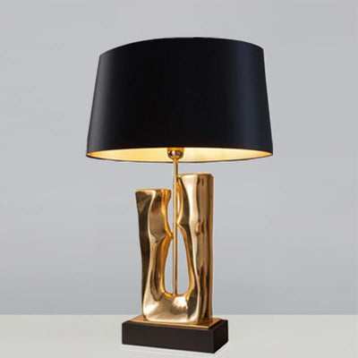 Lampe de table à 1 lumière en céramique créative nordique moderne 