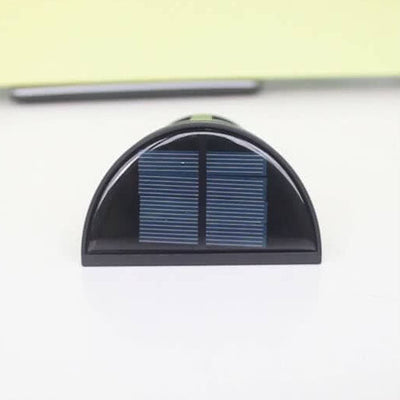 Solar Half Cylinder LED Outdoor Garden Fence Wall Sconce Lamp