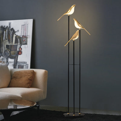 Nordic Creative Magpie Dekorative 3-Licht-LED-Stehlampe 