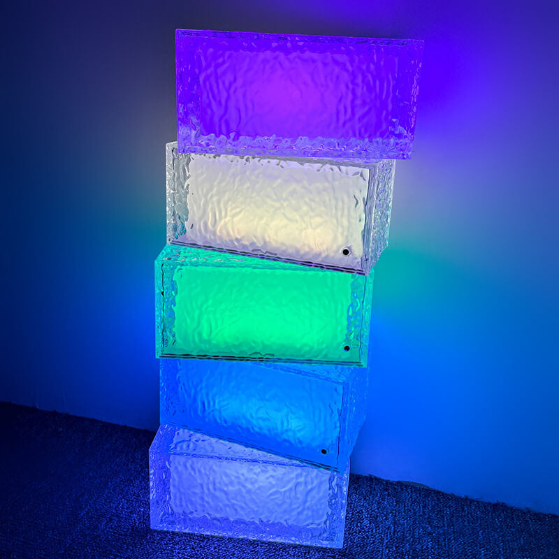 Creative Ice Cube Acrylic RGB LED Decorative Table Lamp