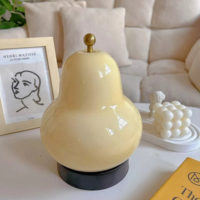 Contemporary Creative Gourd Glass Lampshade USB LED Night Light Table Lamp For Home Office