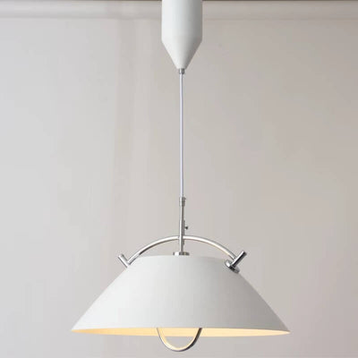 Nordic Minimalist Cone Round Iron 1-Light Pendant Light