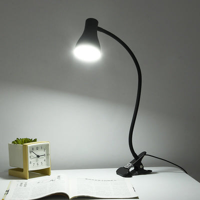 Modern Black Clip-on USB Eye Protection Study LED Table Lamp