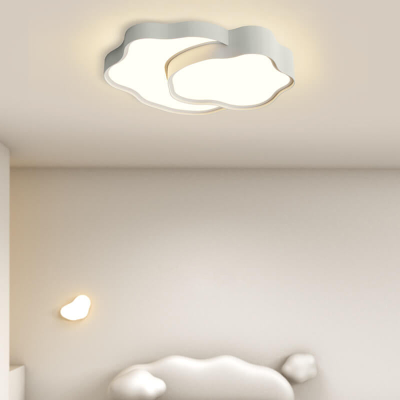 Nordic Minimalist Soft Cloud Design LED Flush Mount Ceiling Light