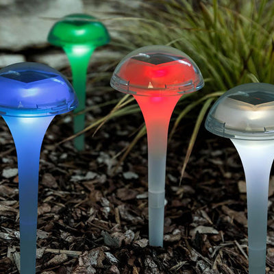 Outdoor Solar Jellyfish Light Control Induction LED Ground Insert Garden Landscape Light