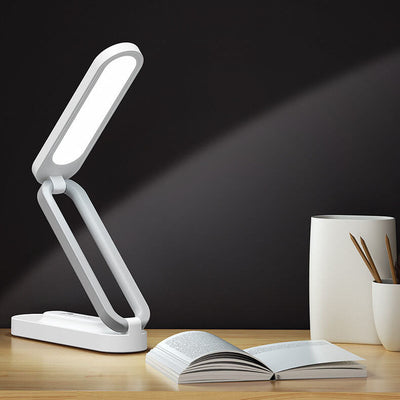 Lampe de table LED pliable rechargeable par USB pour étudiant moderne 
